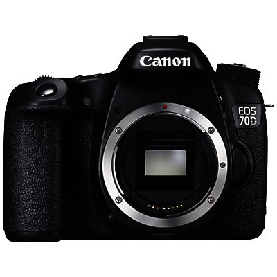 Canon EOS 70D Digital SLR Camera, HD 1080p, 20.2MP, Wi-Fi, 3  LCD Screen, Body Only